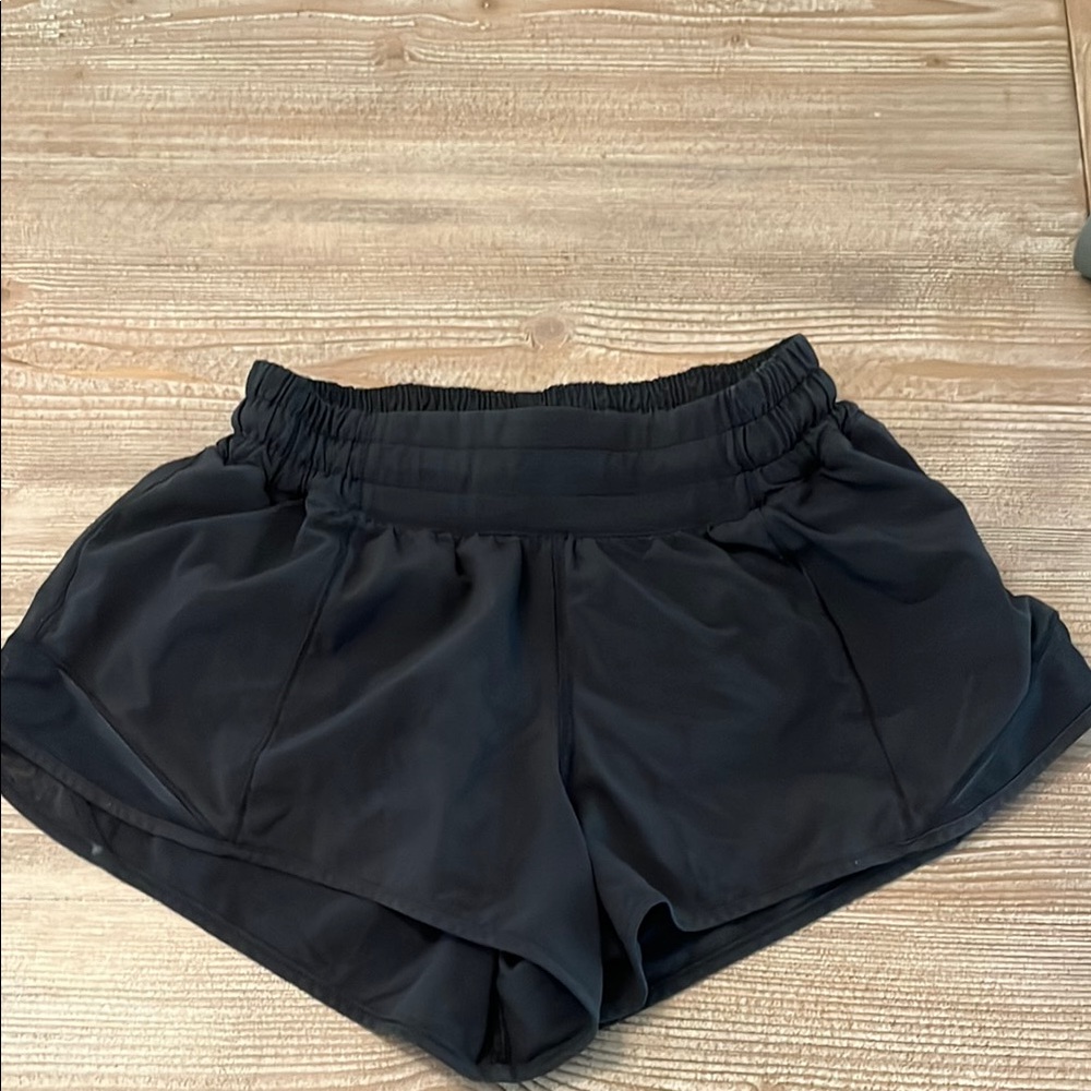 Sleek Black Women's Athletic Shorts